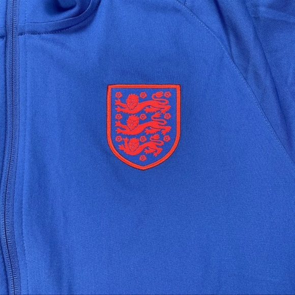 Nike England 2020 2021 Men’s Football Soccer Track Jacket Sz XL - Picture 3 of 14